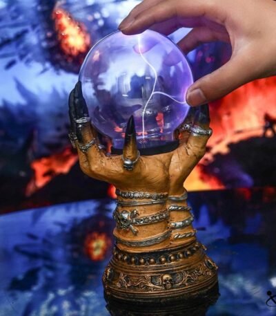Lampe Plasma Main de Sorcière Déco Science