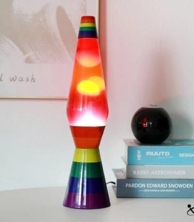 Lampe à Lave Arc-en-ciel Déco Science