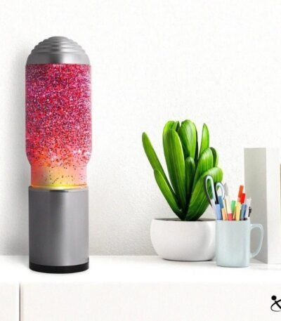 Lampe à Lave Diffuseur de Parfum Paillettes Déco Science