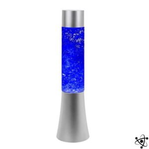 Lampe à lave bleue vintage, lampe à paillettes, lampe de