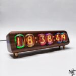 Nixie Tube Clock 6-bit IN12 Digital Déco Science