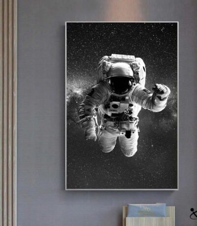 Poster Astronaute de la NASA dans l'Espace Déco Science