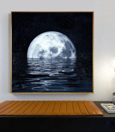 Poster Clair de Lune Déco Science
