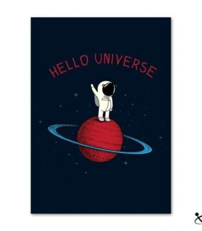 Poster Enfant Astronaute - Hello Universe Déco Science