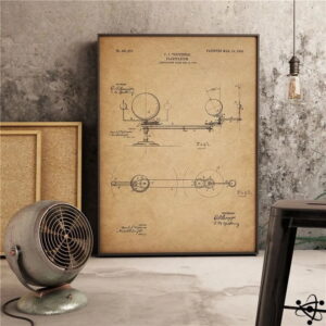 Poster Maquette du Système Solaire Déco Science