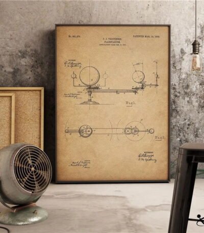 Poster Maquette du Système Solaire Déco Science