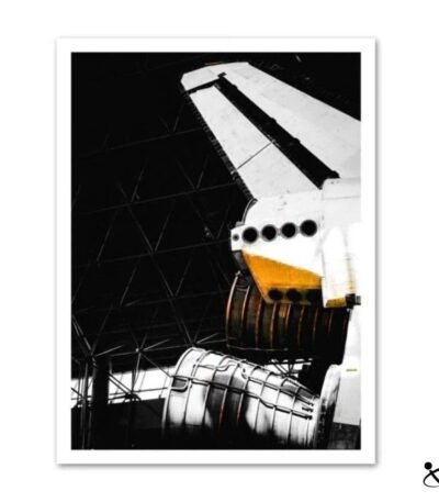 Poster Moteurs Navette Spatiale Déco Science