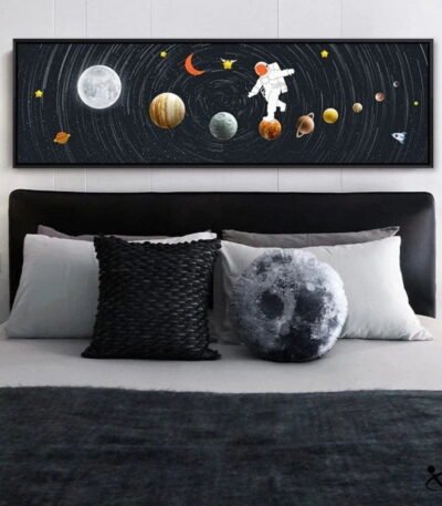 Poster Parcours d'Astronaute dans l'Espace Déco Science