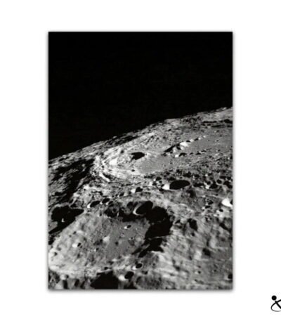 Poster Photo de la Surface de la Lune Déco Science