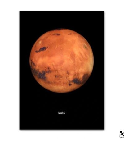 Poster Planète Mars Déco Science