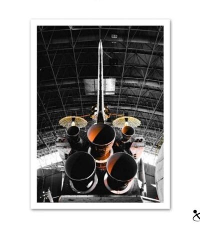 Poster Réacteur Navette Spatiale Déco Science