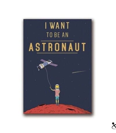 Poster Rêve d'Astronaute Déco Science