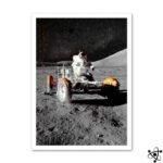 Poster Rover Lunaire Apollo 15 Déco Science