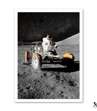 Poster Rover Lunaire Apollo 15 Déco Science