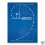 Poster Spirale de Fibonacci Vintage Déco Science