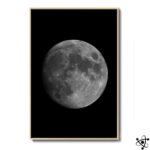Poster décoratif de la Lune Déco Science