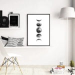 Posters Les Phases de la Lune Déco Science