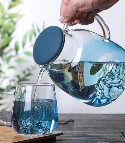 Service de Verre et Carafe en Borosilicate Déco Science