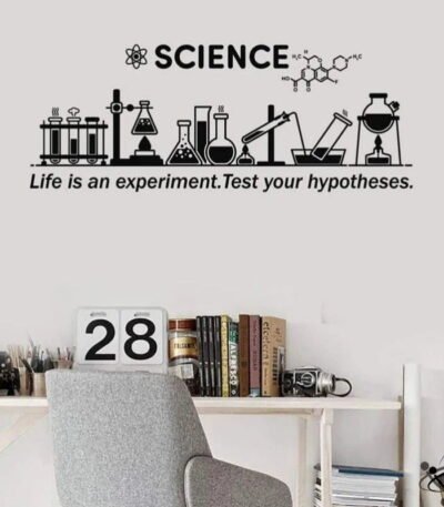 Sticker Laboratoire Chimie Déco Science