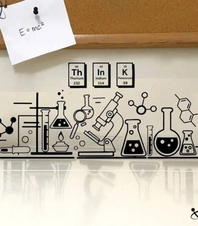Sticker Laboratoire Scientifique Déco Science