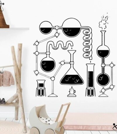 Stickers Outils de Chimie Déco Science