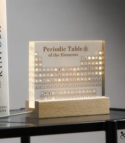 Tableau Périodique des Elements Lampe Déco Science