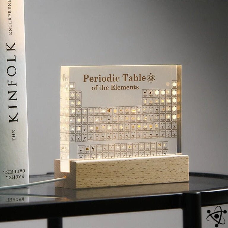 Tableau Périodique des Elements Lampe Déco Science