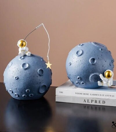 Tirelire Lune & Astronaute Déco Science