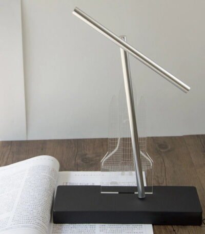 Double Pendule de Newton Fusée Déco Science