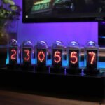 Horloge Nixie Numérique RGB Déco Science