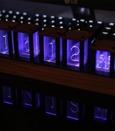 Horloge Nixie Numérique Déco Science