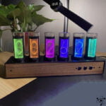 Horloge Nixie Tube RGB Déco Science