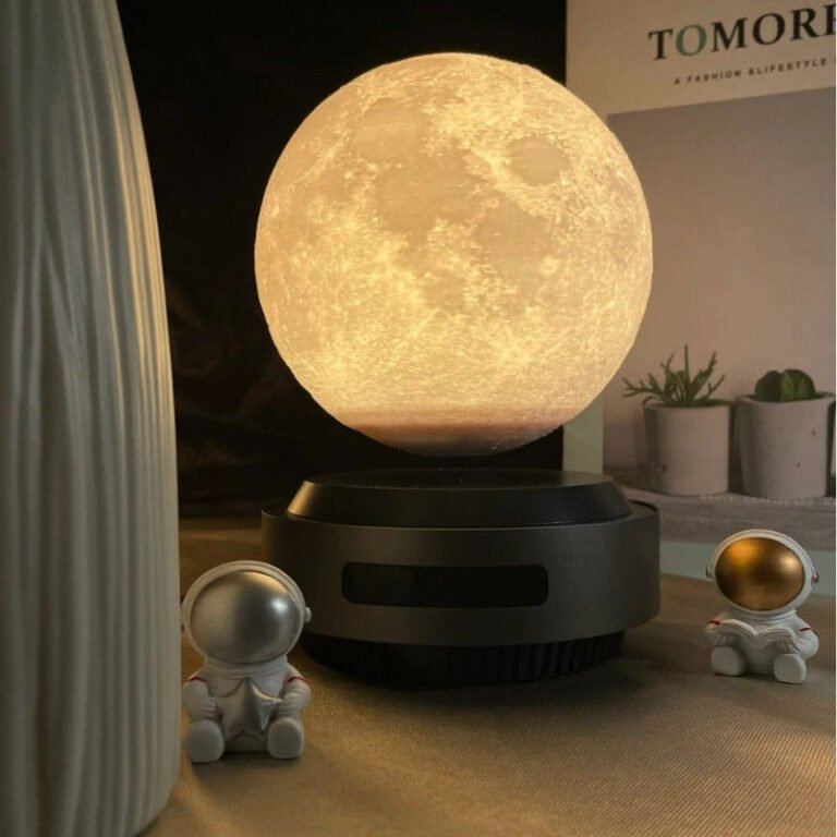 Lampe en Lévitation Lune 3D Déco Science