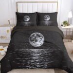 Housse de Couette Reflet de Lune Déco Science