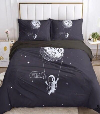 Housse de Couette Astronaute Balançoire Déco Science