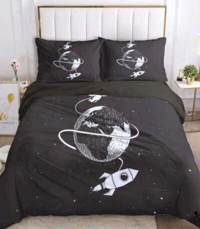 Housse de Couette Conquête de l'Espace Déco Science