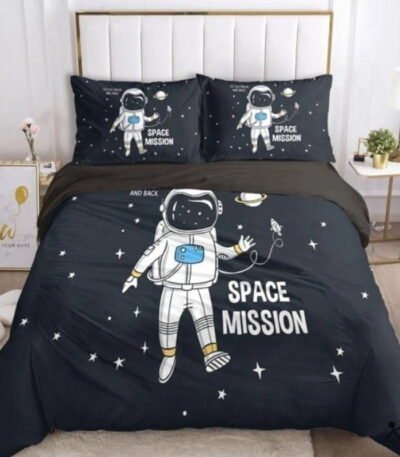 Housse de Couette Espace Mission Déco Science