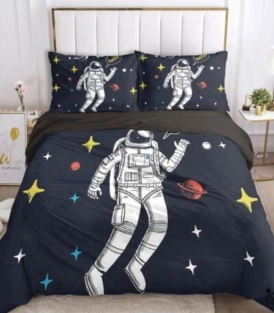 Housse de Couette Astronaute Déco Science