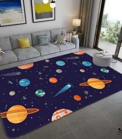 Tapis Planètes Déco Science
