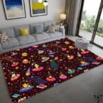 Tapis Soucoupe Volante Déco Science