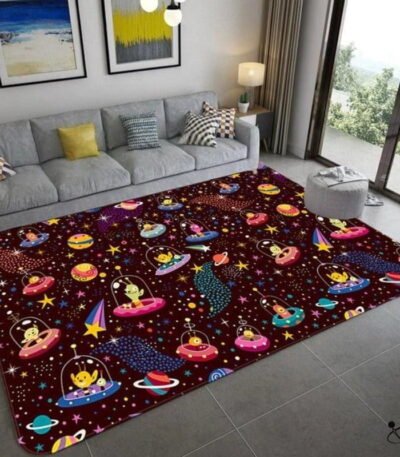 Tapis Soucoupe Volante Déco Science