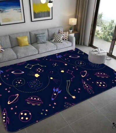 Tapis Espace Stellaire Déco Science