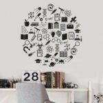 Stickers Education Laboratoire Déco Science