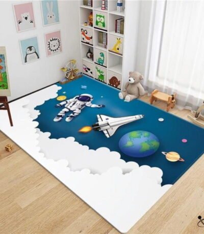 Tapis 3D Nuage et Espace Déco Science