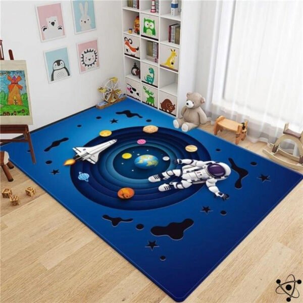 Tapis 3D Système Solaire Déco Science