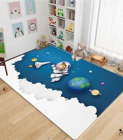 Tapis 3D Navette Spatiale Déco Science