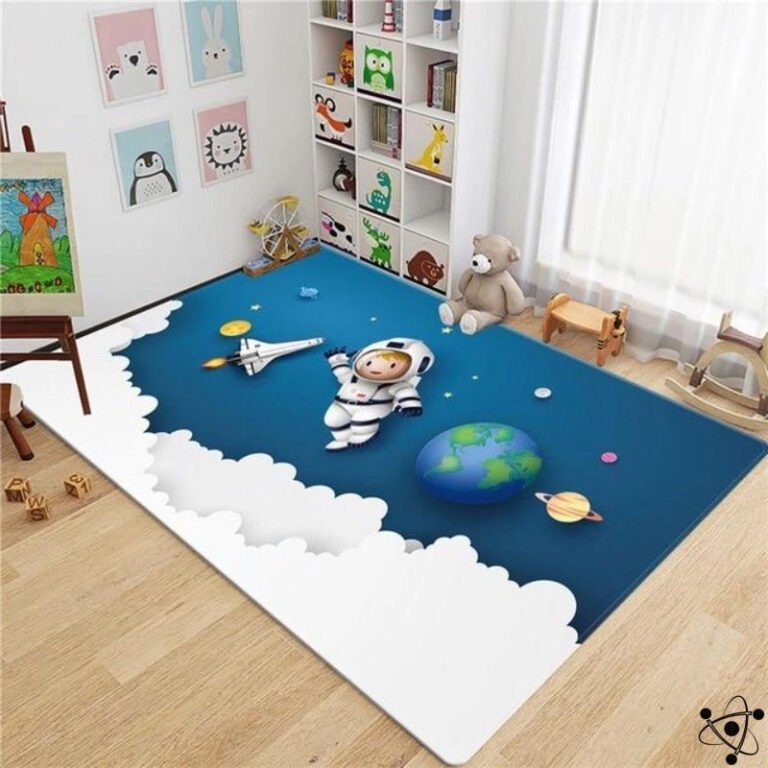 Tapis 3D Navette Spatiale Déco Science