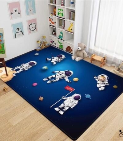 Tapis 3D Astronautes Déco Science