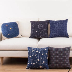 Housse de Coussin Astronomie Déco Science