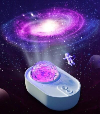 Projecteur Galaxie Vaisseau Spatial Déco Science